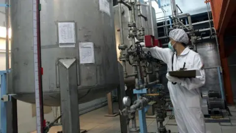 Getty Images Iran maintains several large nuclear sites, including at Isfahan (pictured in 2007)